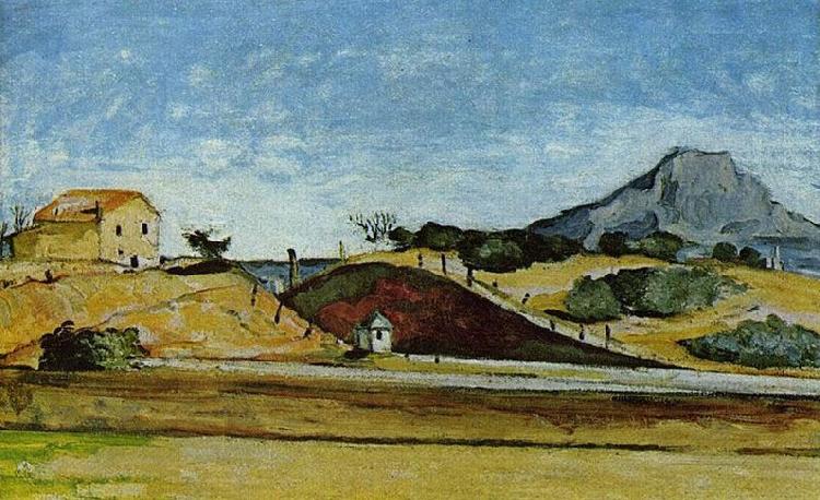 Paul Cezanne Der Bahndurchstich France oil painting art